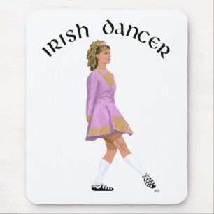Soft Shoe Irish Dancer in Pink Mouse Pad