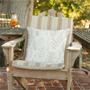 Soft simple fern design  cushion