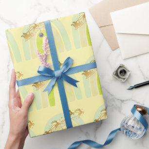 Soft Simple Funny Cute Christmas Bell Wrapping Paper