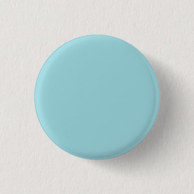 Soft Sky Blue Solid Colour 3 Cm Round Badge (Front)
