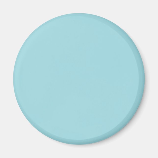 Soft Sky Blue Solid Colour Magnet (Front)