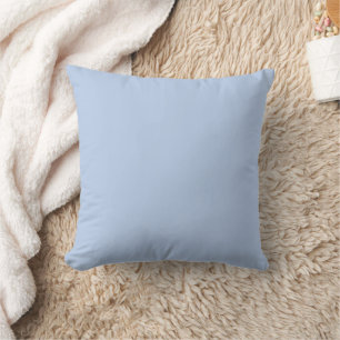 Soft Sky Blue Throw Pillow