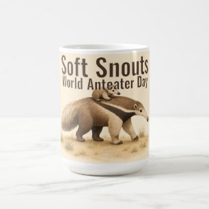 Soft Snouts World Anteater Day Coffee Mug
