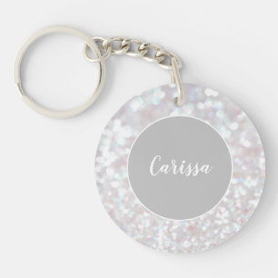 Soft Sparkle Acrylic Keychain