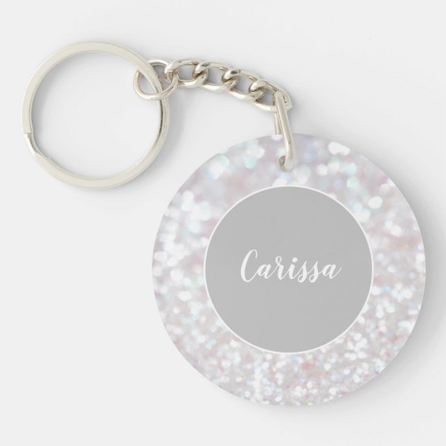 Soft Sparkle Acrylic Keychain (Front)