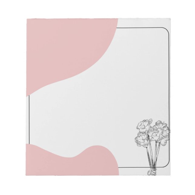 Soft Spoken Minimalist Notepad (Front)