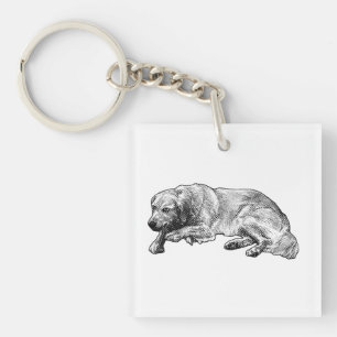 Soft Spotted Friend Always Lifts Morning Key Ring