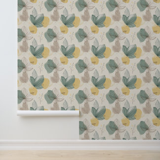 Soft Spring Botanical Wallpaper