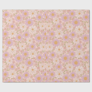 Soft Spring Florals Boho Wrapping Paper