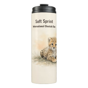 Soft Sprint International Cheetah Day Thermal Tumbler