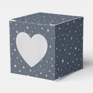 Soft Star Pattern Aesthetic Favour Box