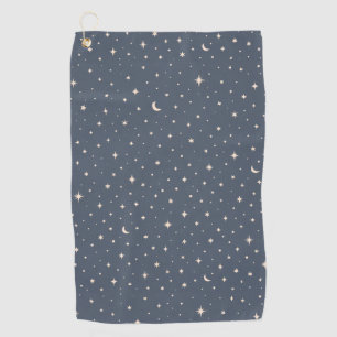Soft Star Pattern Aesthetic Golf Towel