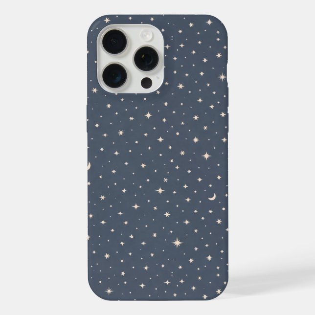 Soft Star Pattern Aesthetic iPhone Case (Back)