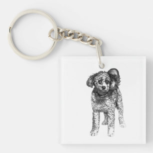 Soft Steps Charm Key Ring