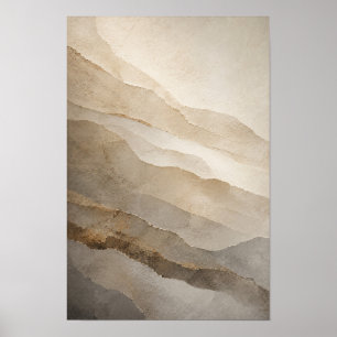Soft Strata — Aurema (Portrait) Poster