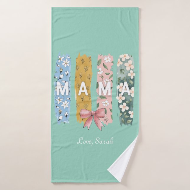 Soft & Stylish Mama Towel Set – Personalised Gift  (Bath Towel)