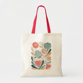 Soft Summer Floral Tote Bag