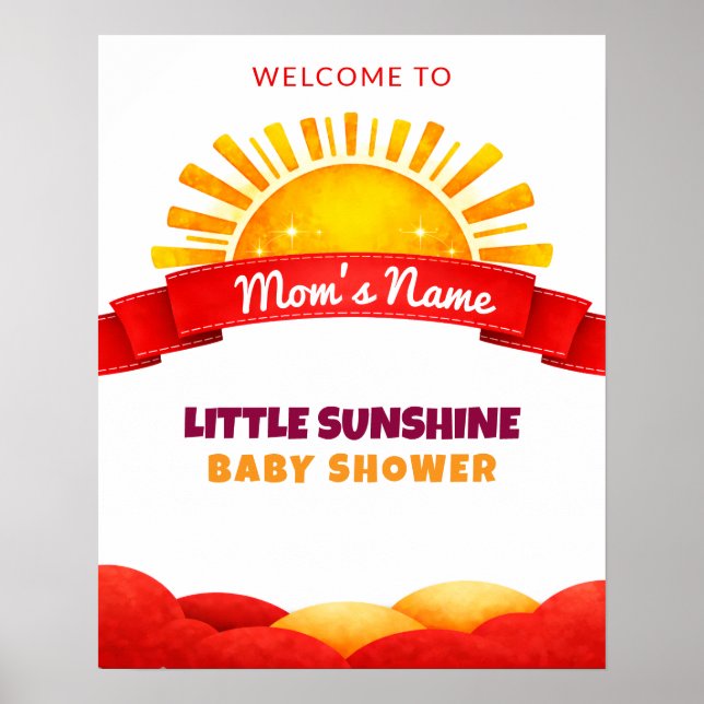Soft Sunrise Calm Baby Room Wall Visual Poster (Front)