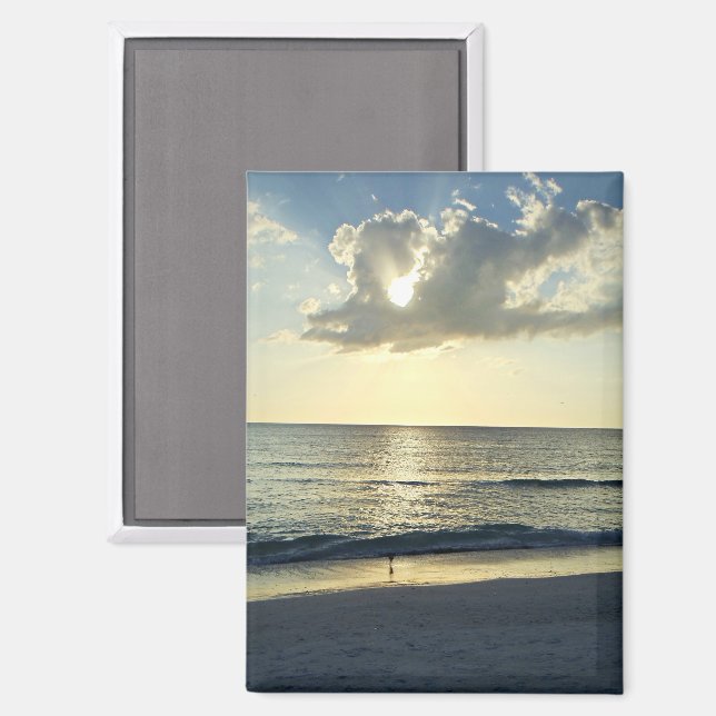 Soft Sunrise on the Coast Magnet (Front/Back)