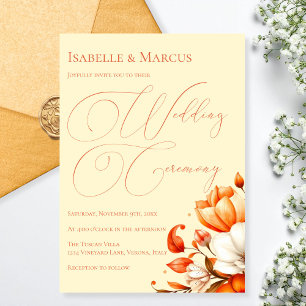 Soft Sunset Hues Wedding Invitation