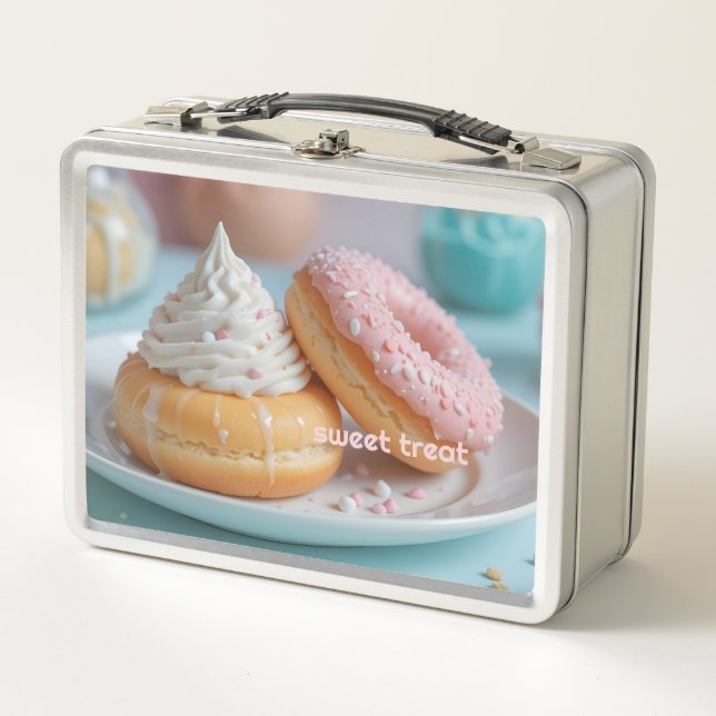 Soft & Sweet Delights Metal Lunch Box (Front)