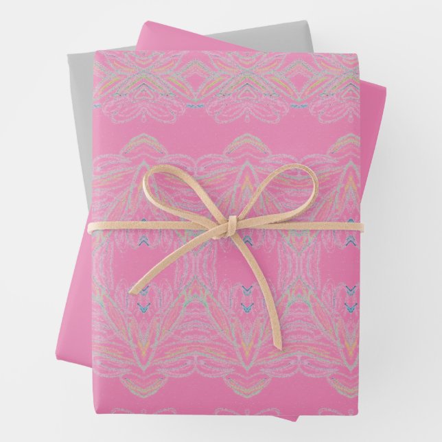 Soft Swirls  Wrapping Paper Sheet (In situ)