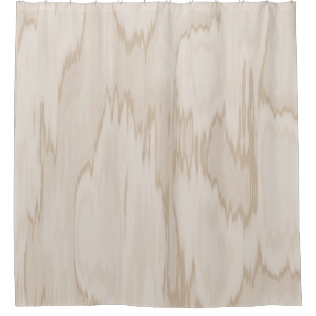 Soft Taupe Abstract Shower Curtain (Front)