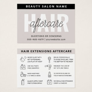 Soft Taupe Modern Hair Aftercare Guide