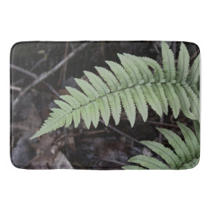 Soft Tint Ferns and Leaves Bath Mat
