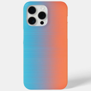 Soft Toned Orange Blue iPhone 15 Pro Max Case
