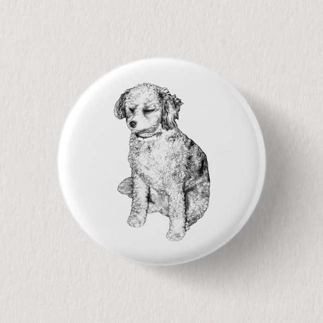 Soft Tones, Subtle Smile 3 Cm Round Badge (Front)