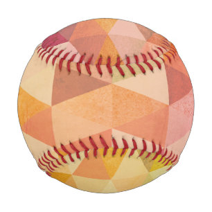 Soft Triangle Geometric Pattern Baseball