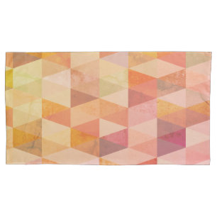 Soft Triangle Geometric Pattern Pillowcase