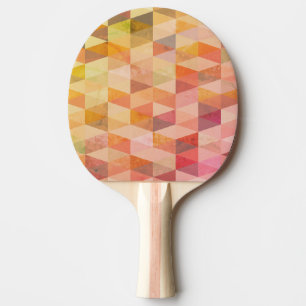 Soft Triangle Geometric Pattern Ping Pong Paddle