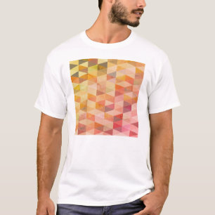 Soft Triangle Geometric Pattern T-Shirt