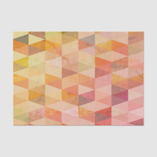Soft Triangle Geometric Pattern Tissue Paper