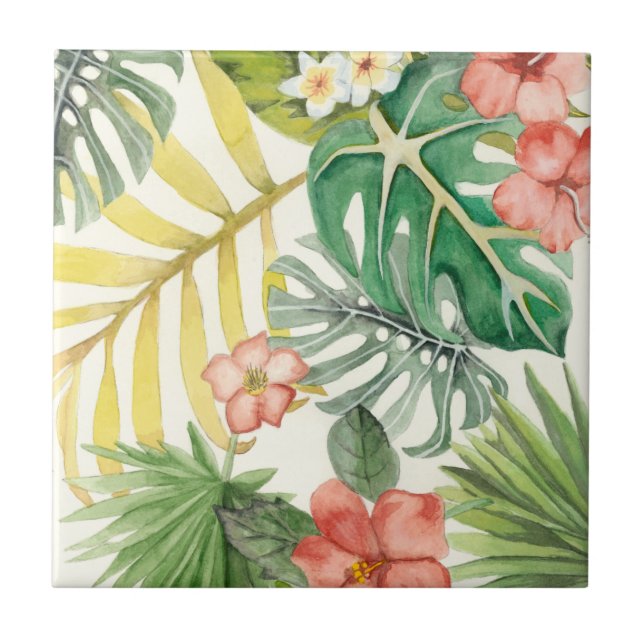 Soft Tropics Ceramic Tile (Front)