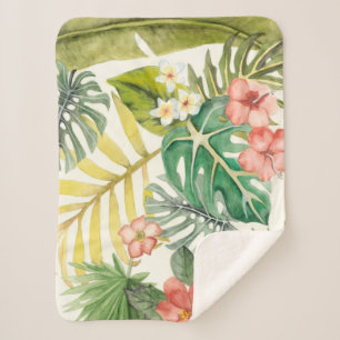 Soft Tropics Sherpa Blanket
