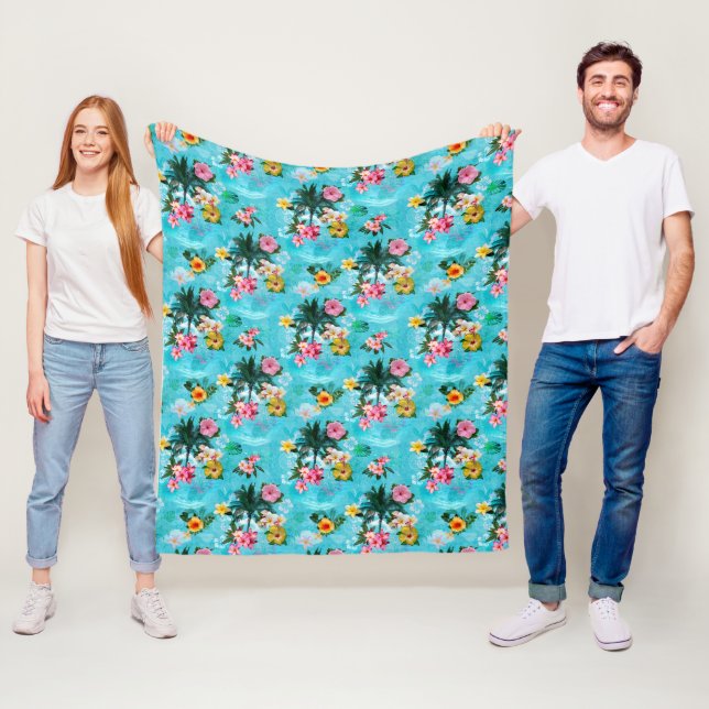Soft Tropix Fleece Blanket (In Situ)