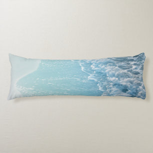 Soft Turquoise Ocean Dream Waves #2 #water #decor Body Cushion