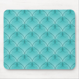 Soft Turquoise Unparalleled Elegance Mousepad