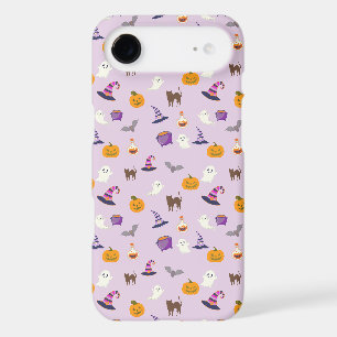 Soft violet Halloween Seamless Pattern - Spooky