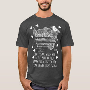 Soft Warm Yarn quilting knitting Quilter T-Shirt
