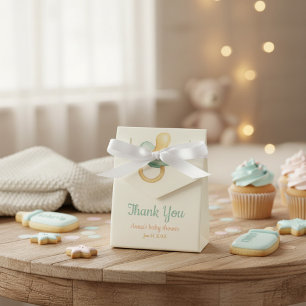 Soft Watercolor Baby Shower  Favour Box