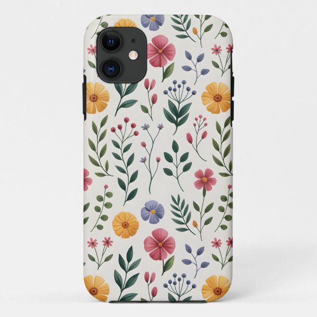 Soft Watercolor Fern  Case-Mate iPhone Case (Back)