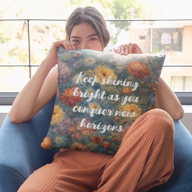 Soft Watercolor Graduation Gifts for Granddaughter Cushion (Soft Watercolor Graduation Gifts for Granddaughter)