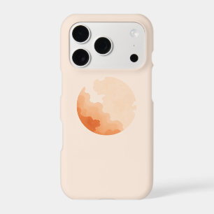 Soft Watercolor Moon Phase Phone Case - Warm Terra