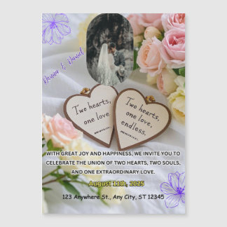 Soft Watercolor Wedding Invitation