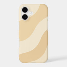 Soft Waves – Minimal Beige Abstract Pattern