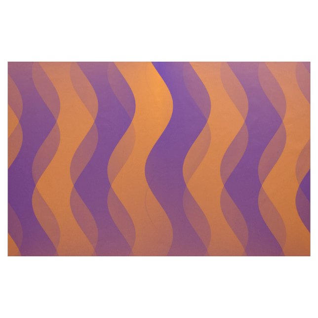 Soft Waves orange lilac + your ideas Fabric (Yard)